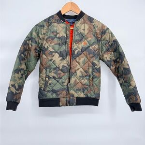 Polo Ralph Lauren Kids Camouflage Puffer Jacket Hunting Military Boys Winter